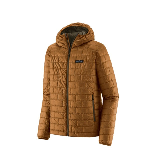 PATAGONIA NANO PUFF FITZ ROY TROUT HOODY - SHELTER BROWN – LAMISPORT
