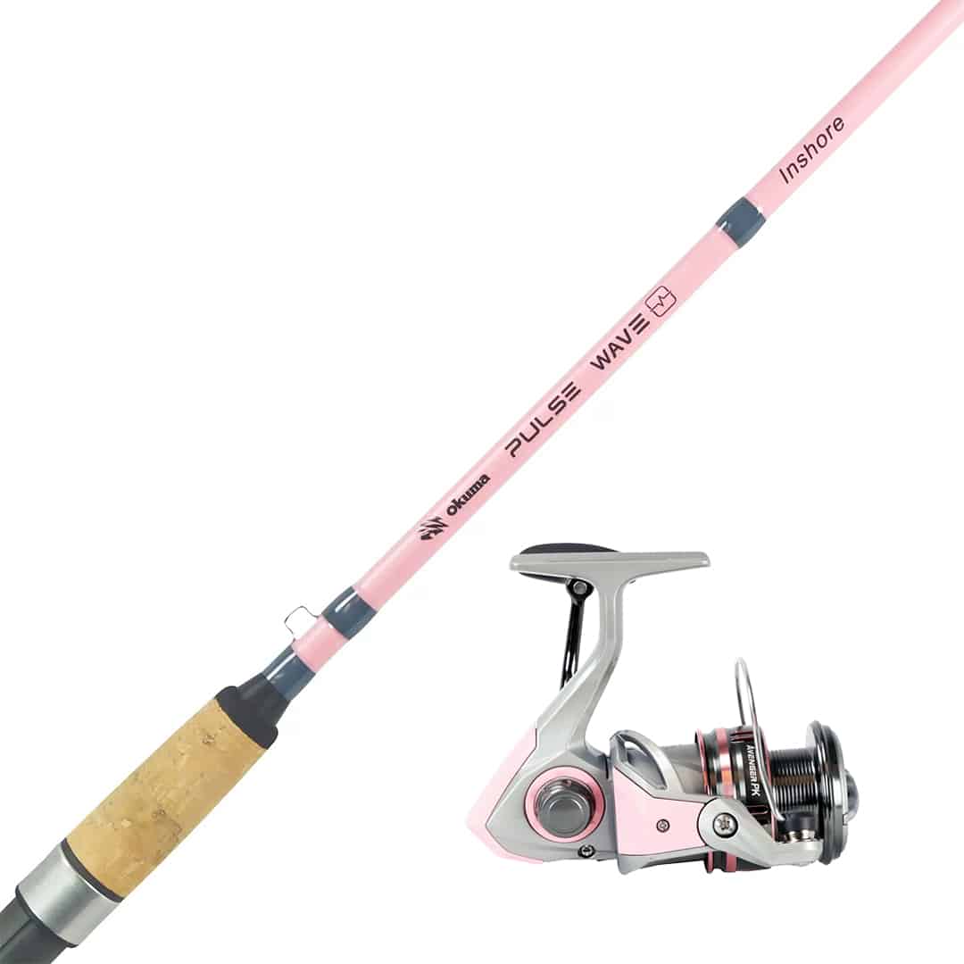 OKUMA PULSE WAVE / AVENGER B SPINNING COMBO PINK – LAMISPORT