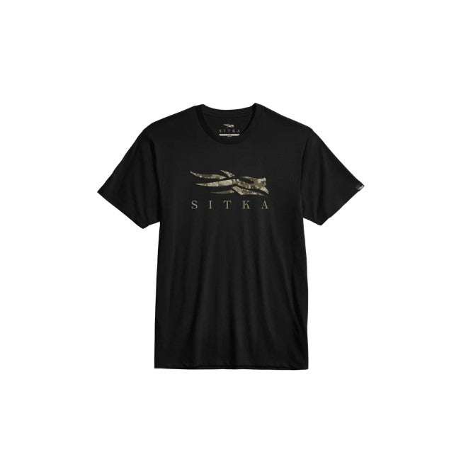 SITKA T-SHIRT ICON OPTIFADE - NOIR SUBALPINE image 0
