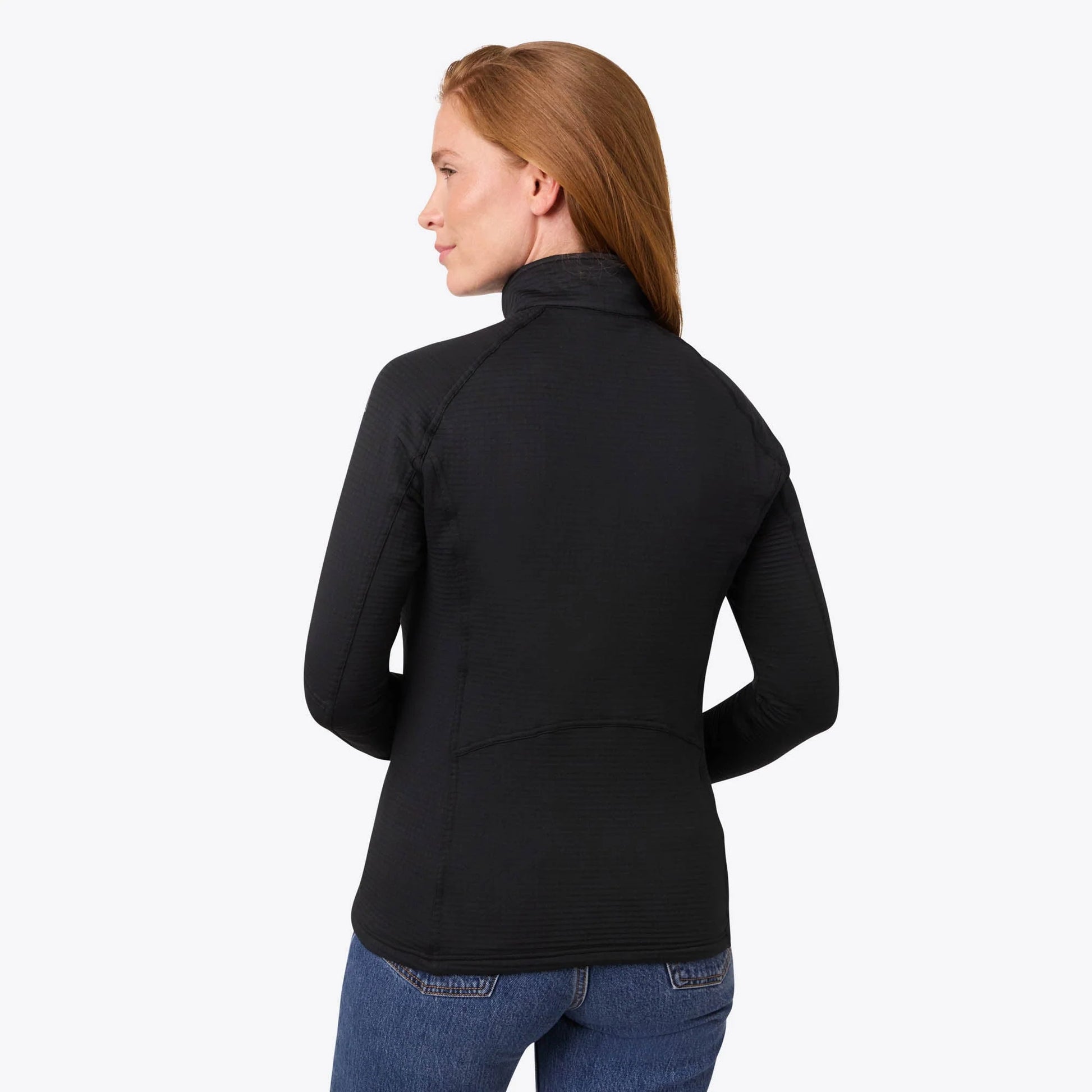 MOBILE WARMING ELEMENT MID-LAYER 1/4 ZIP À MANCHES LONGUES FEMMES NOIR image 2