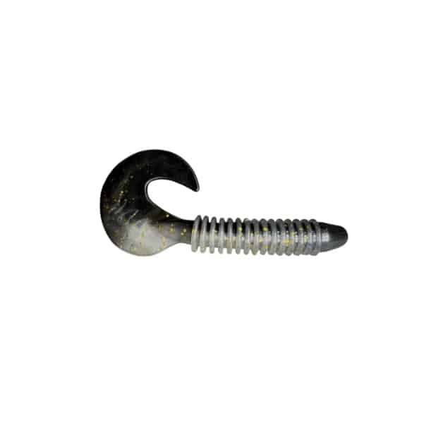 MALADE DE PÊCHE RIPPLE GRUB 3.5" - BLACK SILVER image