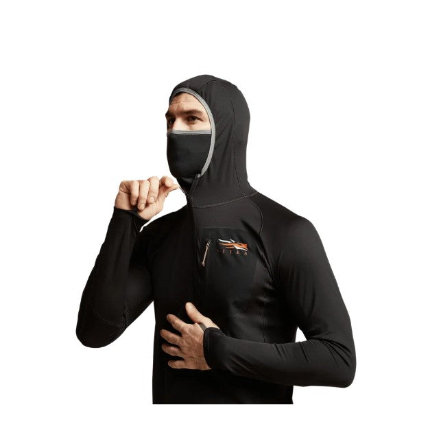 SITKA CHANDAIL À CAPUCHE LIGHT WEIGHT HOODY - NOIR image 3
