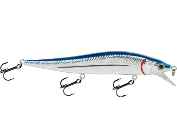 LIVINGSTON LEURRE JERKMASTER 121D - BLUE BACK CHROME SHAD image