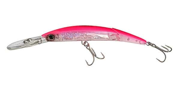 YO-ZURI CRYSTAL MINNOW DEEP DIVER JOINTED (F) 130 MM - FLUORESCENT PINK image