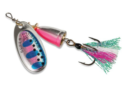 CLASSIC VIBRAX 02 FOXTAIL 3/16 OZ - RAINBOW TROUT image