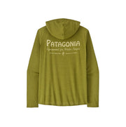 PATAGONIA CHANDAIL À CAPUCHON CAP COOL DAILY GRAPHIC- WATER PEOPLE BANNER / GRAZE GREEN X-DYE image 0