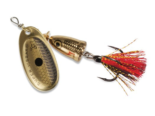 CLASSIC  VIBRAX 01 FOXTAIL  1/8 OZ - GOLDEN SHINER image