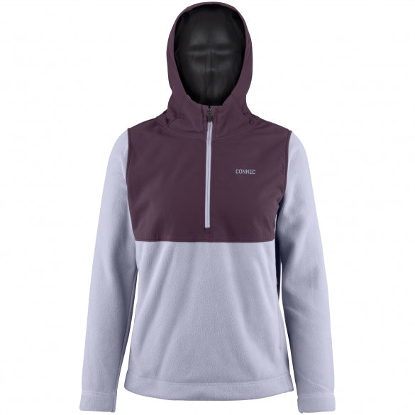 CONNEC HOODIE ANTI-MOUSTIQUE 1/2 ZIP ALASKA POUR FEMME, LAVENDER image 2