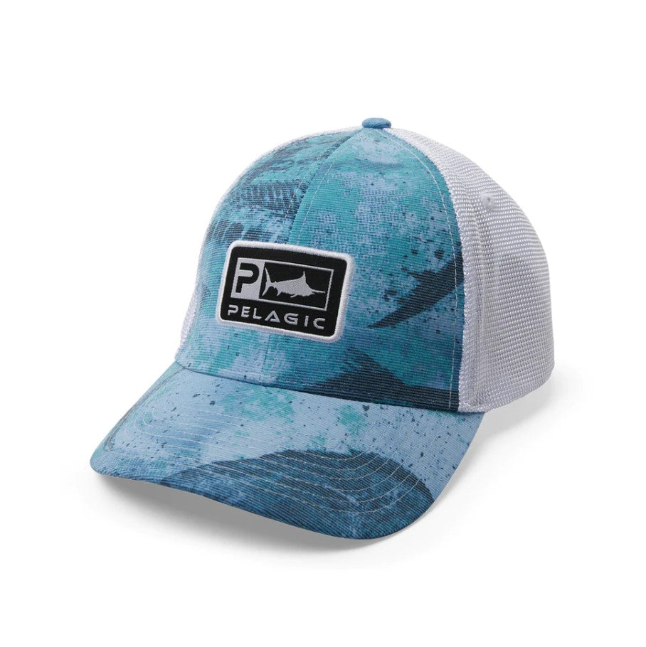 PELAGIC CASQUETTE LOW TRUCKER OFFSHORE ICON GYOTAKU, BLUE image 0