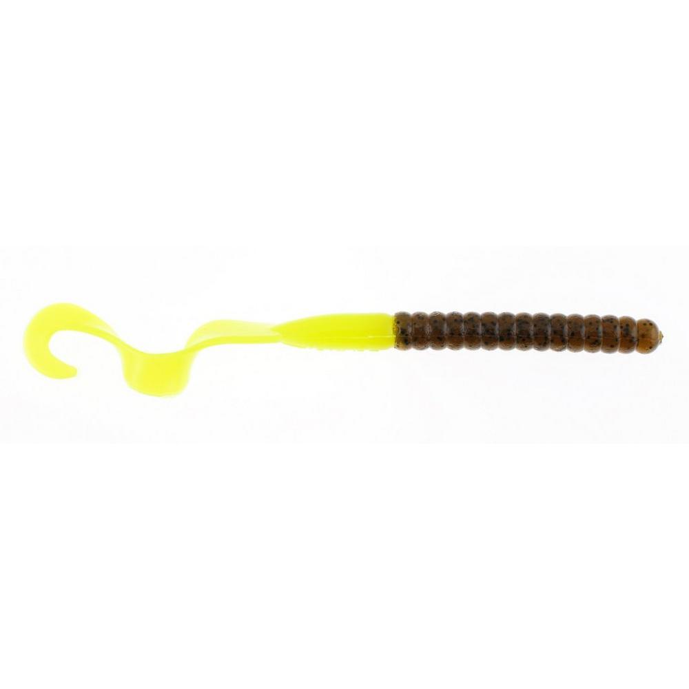 BERKLEY POWERBAIT POWER WORMS 7'' - GREEN PUMPKIN CHARTREUSE image