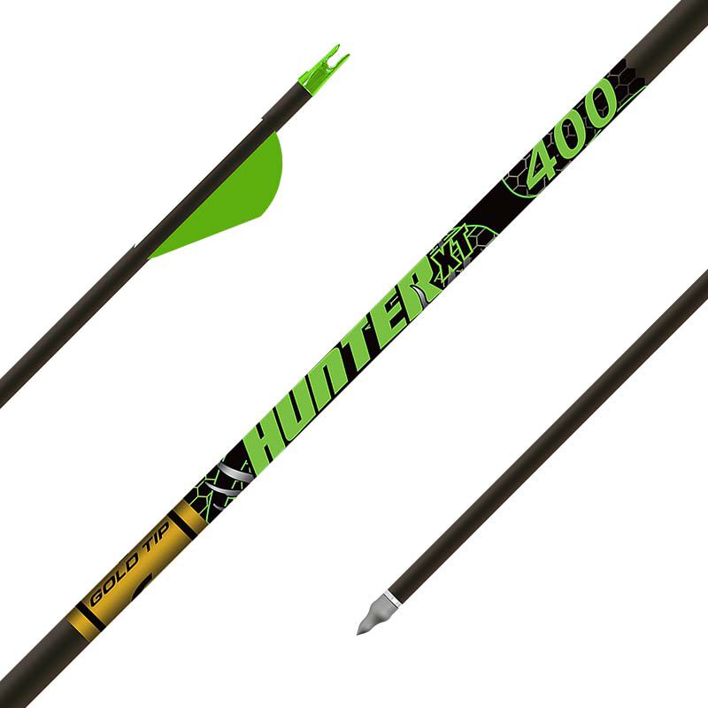 GOLD TIP FLÊCHE HUNTER XT 2" RAPTOR VANES image 0