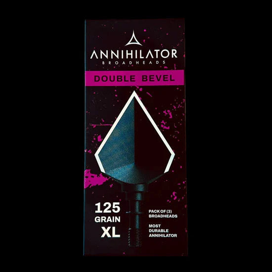 ANNIHILATOR POINTE DE CHASSE DOUBLE BEVEAL 125 GRAIN XL