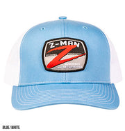 Z-MAN Z-BADGE TRUCKER HATZ BLUE/WHITE image 0