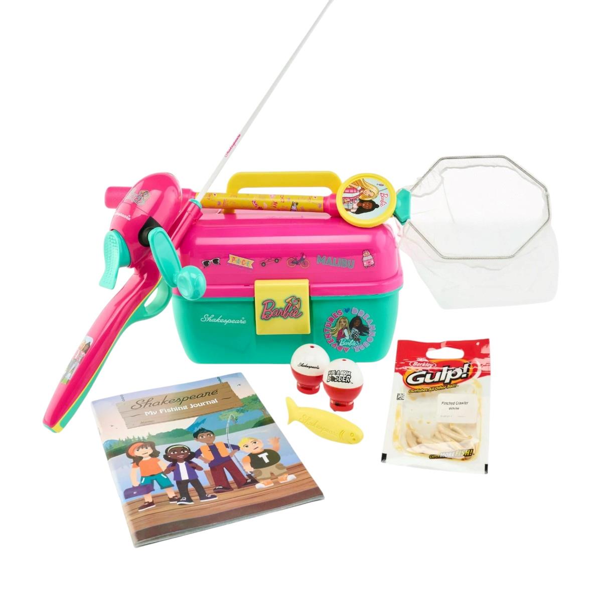 SHAKESPEARE KIT DE PECHE MATTEL BARBIE SPINCAST