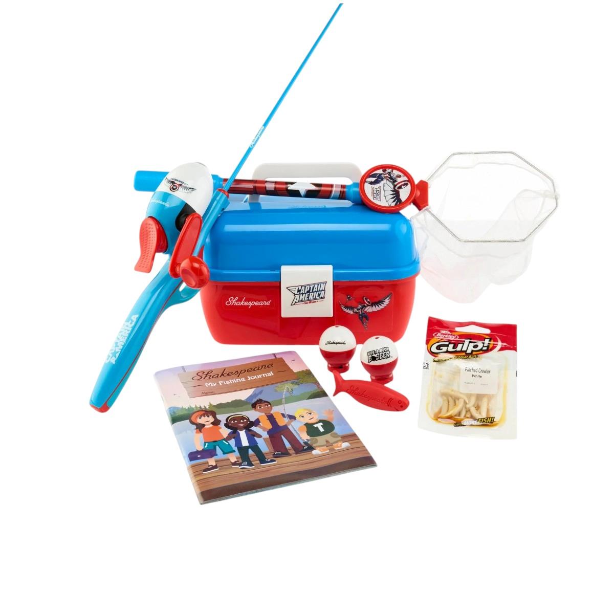 SHAKESPEARE KIT DE PÊCHE MARVEL CAPTAIN AMERICA SPINCAST