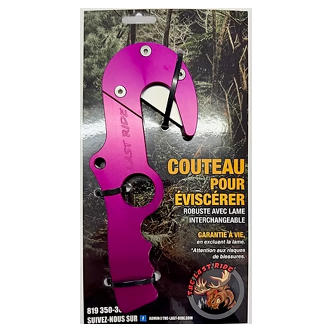 THE LAST RIDE COUTEAU D'ÉVISCÉRATION MAUVE