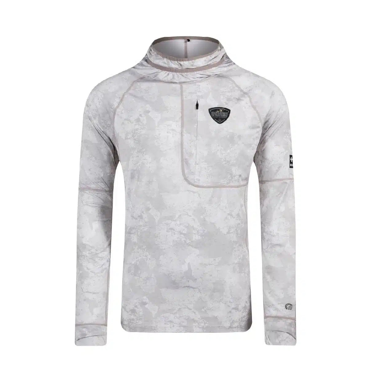 SPORTCHIEF CHANDAIL CAPUCHON OMBLE GRIS BLANC image 0