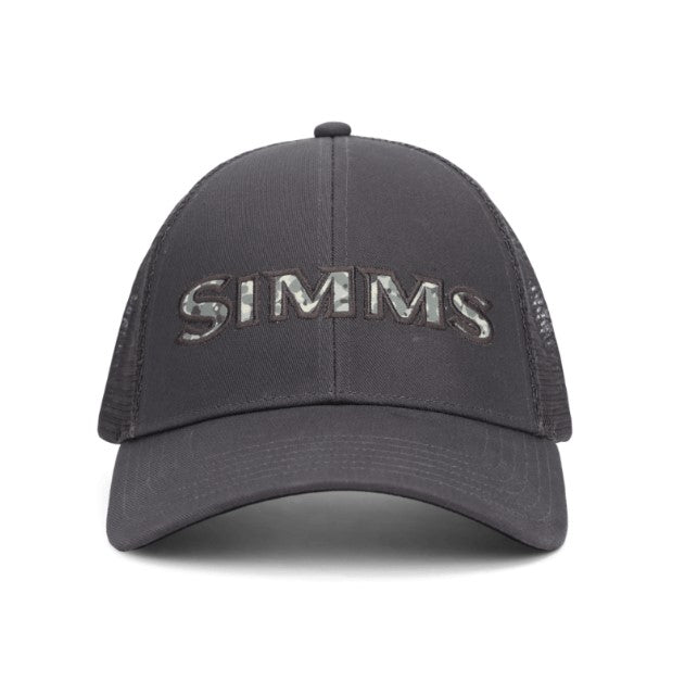 SIMMS CASQUETTE SINGLE HAUL TRUCKER BACK EDDY CAMO FILL - SLATE image 0
