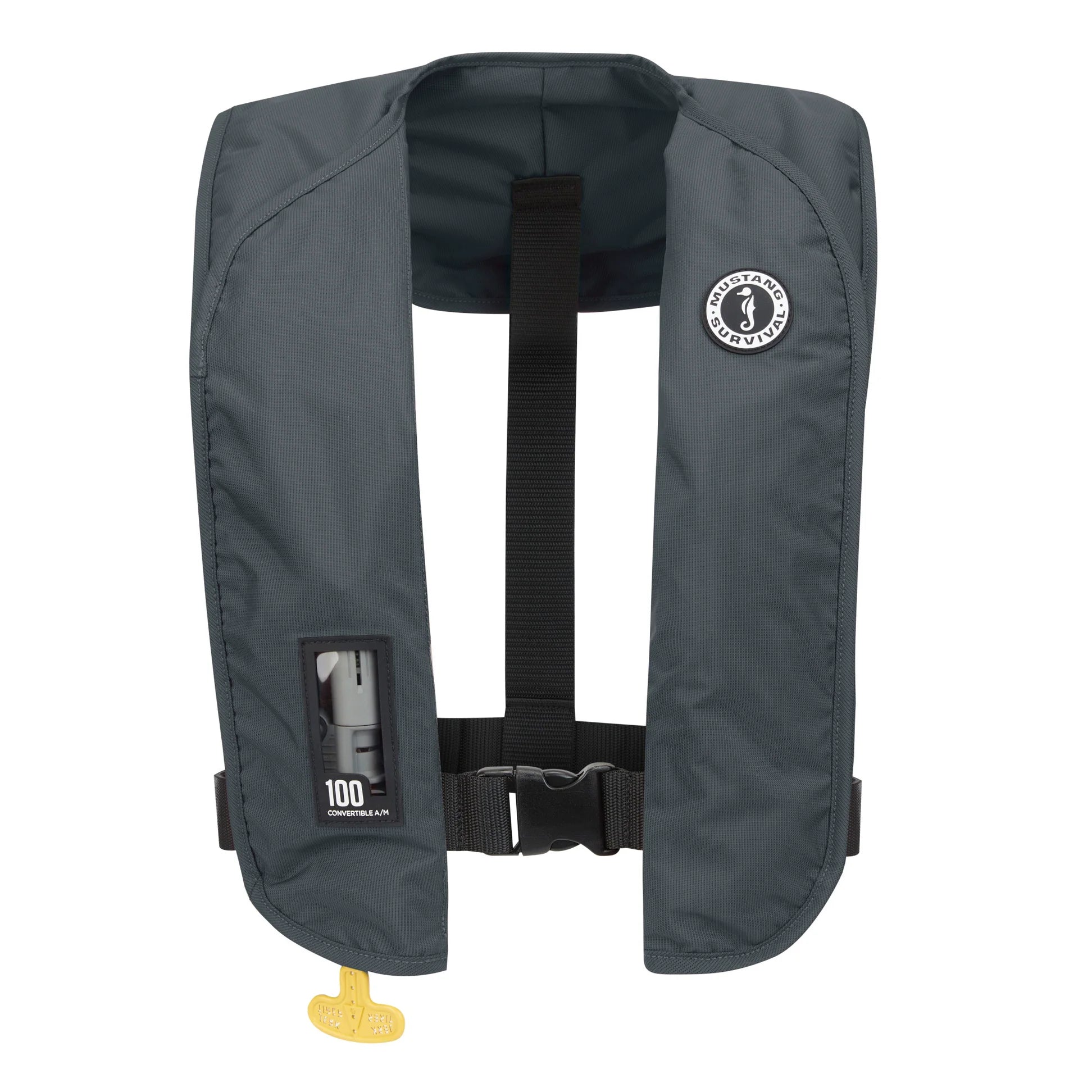 MUSTANG VESTE DE FLOTTAISON CONVERTIBLE AUTOMATIQUE / MANUELLE – MIT 100 ADMIRAL GRAY image 2