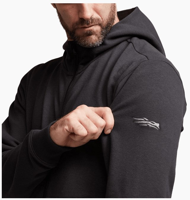 SITKA VESTE AVEC CAPUCHON ESSENTIAL, BLACK image 1
