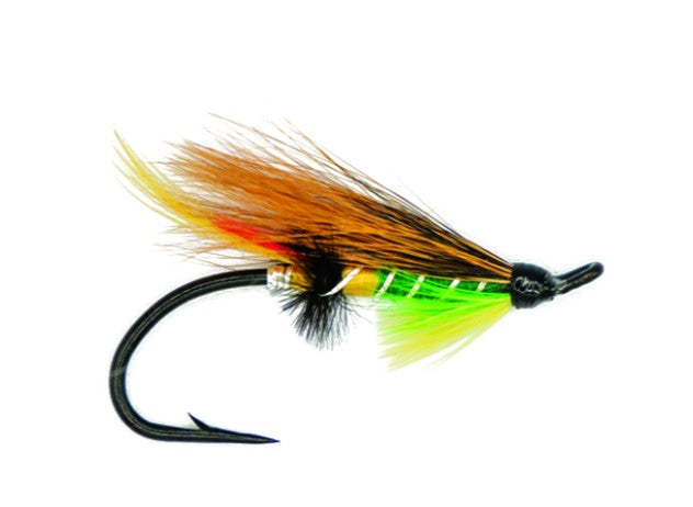 NEPTUNE MOUCHE SINGLE HOOK GREEN HIGHLANDER image 0