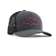 BERKLEY CASQUETTE PROFILE WALLEYE TRUCKER - BLACK HEATHER image 0