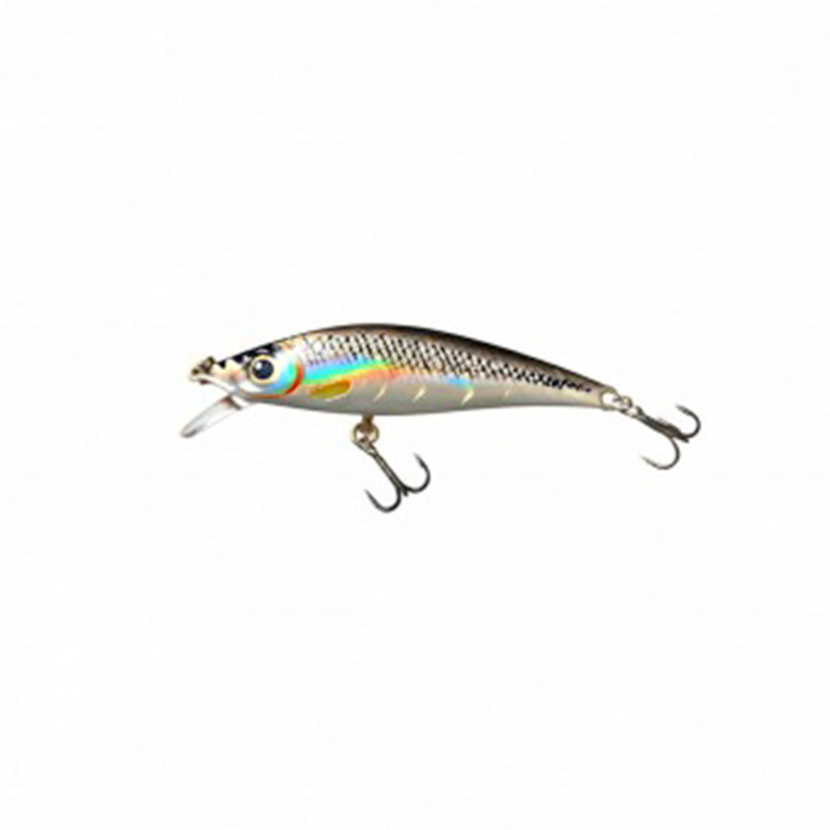 MALADE DE PÊCHE POISSON NAGEUR M. PUNCH 2 3/8 " - BLACK SILVER image