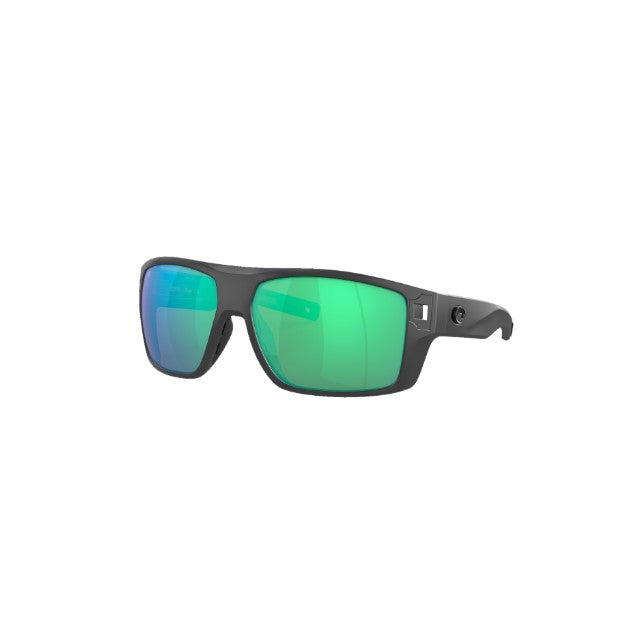COSTA LUNETTE DE SOLEIL AVEC VERRE POLARISÉ 580 - DIEGO - MATTE GRAY, GREEN MIRROR image