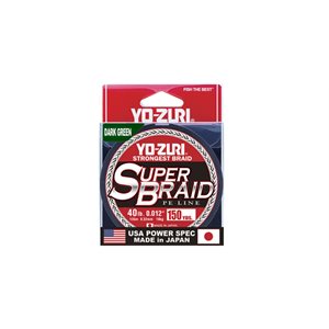 YO-ZURI SUPERBRAID VERT FONCÉ - DARK GREEN, 30 LBS image