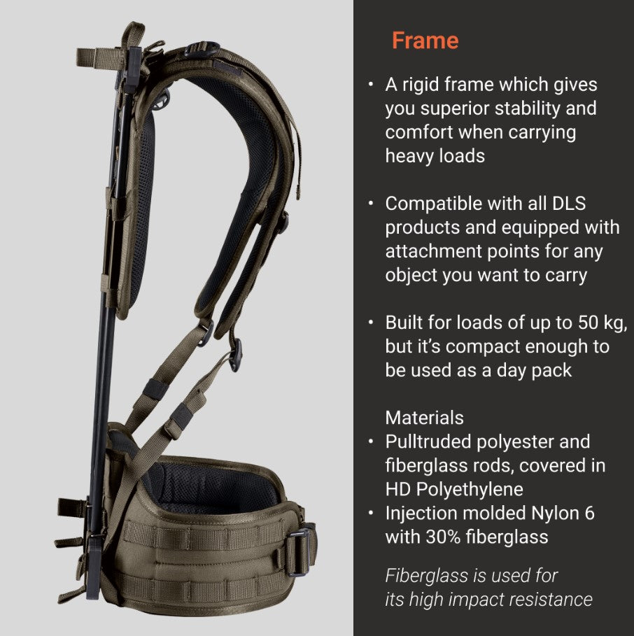 VORN SAC À DOS DLS B50 AVEC CADRE DLF image 1