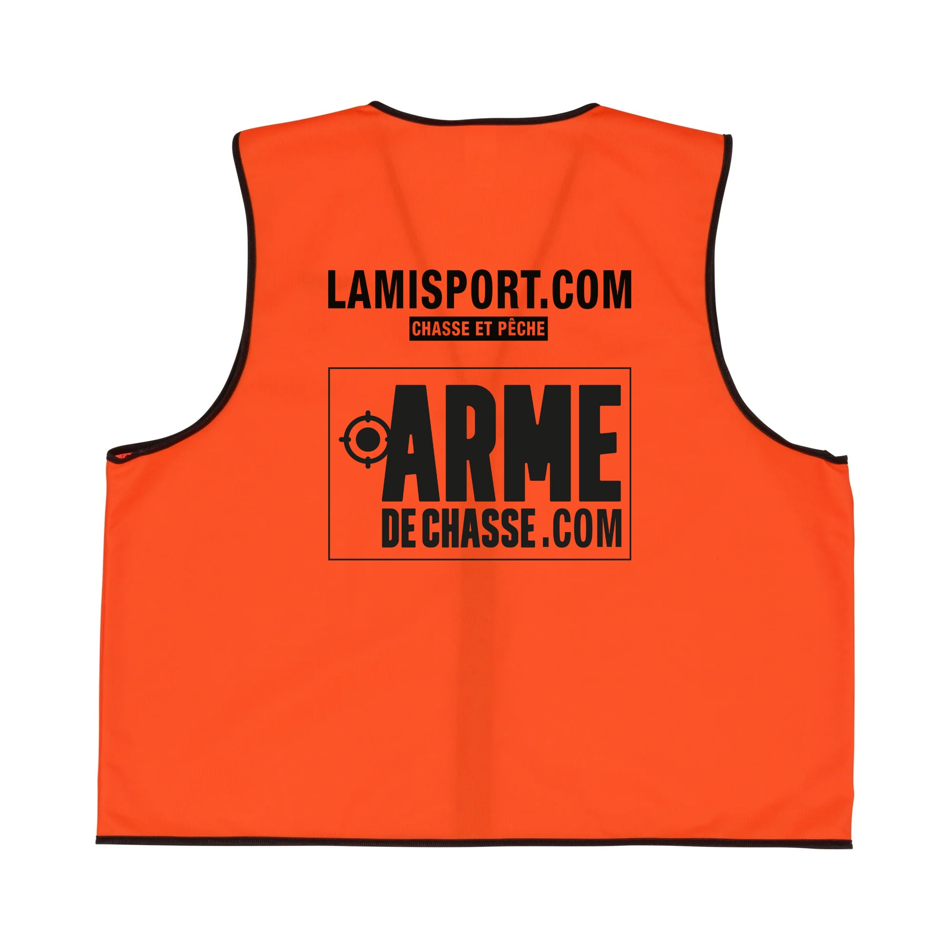 ALLEN DOSSARD DE CHASSE ORANGE TAILLE UNIQUE AVEC FERMETURE ÉCLAIR – LOGO LAMISPORT.COM image 1