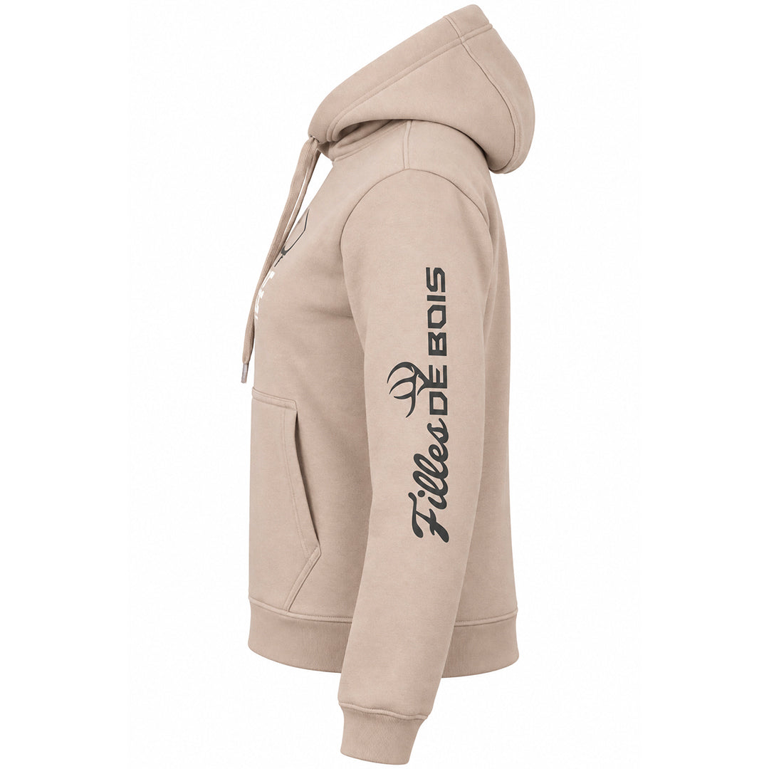 SPORTCHIEF HOODIE FILLE DE BOIS BEIGE