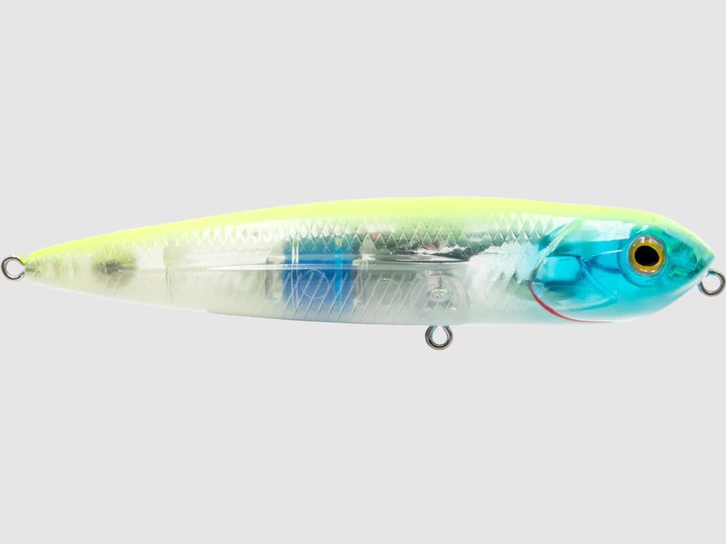 LIVINGSTON WALKING BOSS JR 4'' - CHARTREUSE BLUE SHINER image