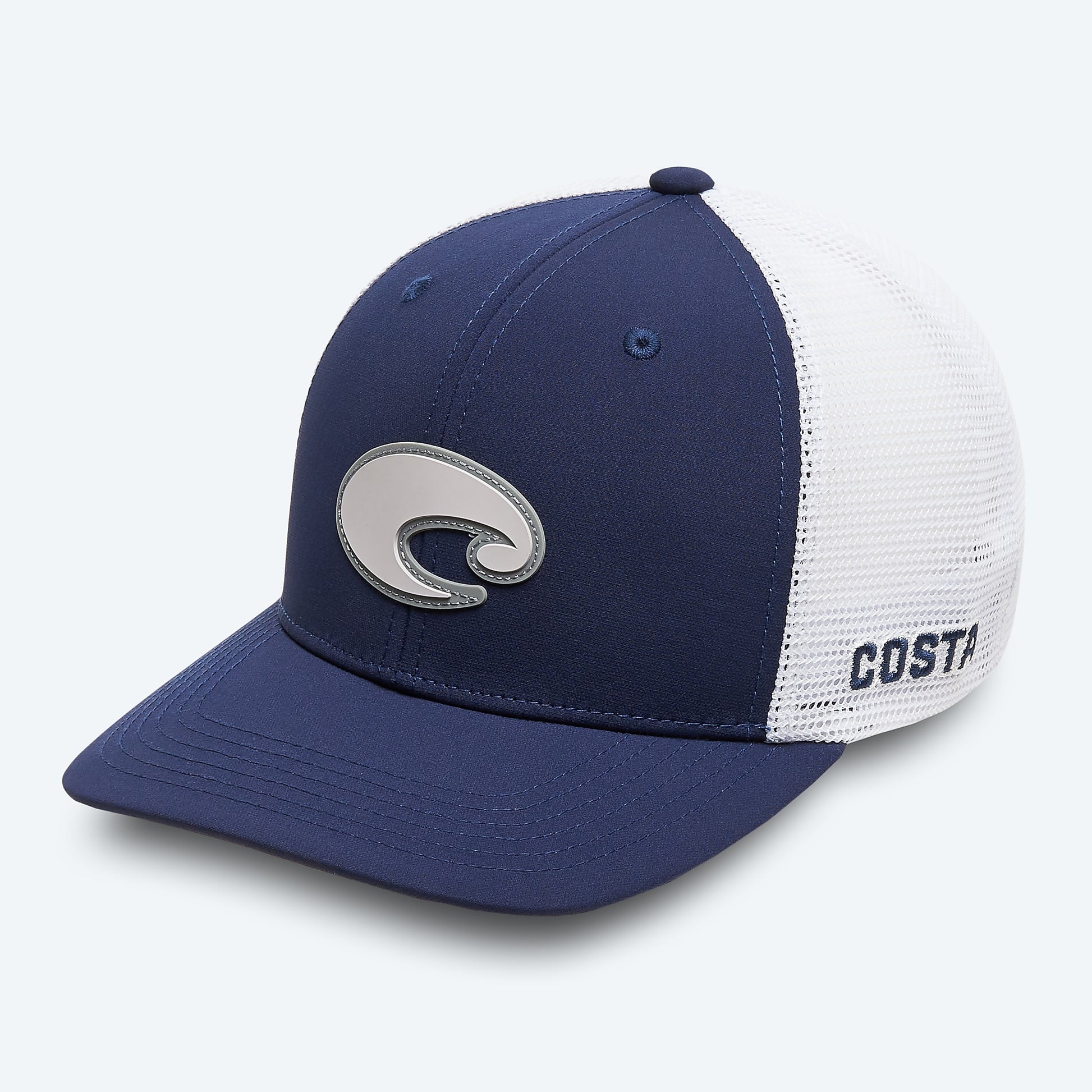 COSTA CASQUETTE POLY PERFORMANCE TRUCKER NAVY image 0