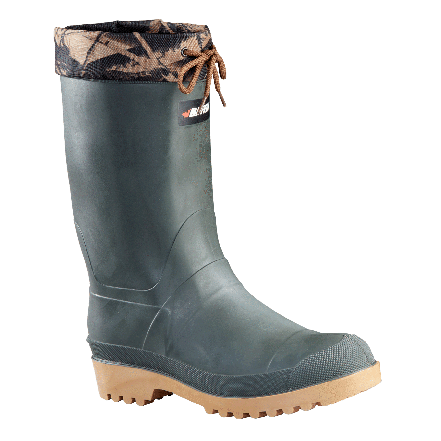 BOTTE BAFFIN TRAPPER -60 VERTE ET CAMO image 0