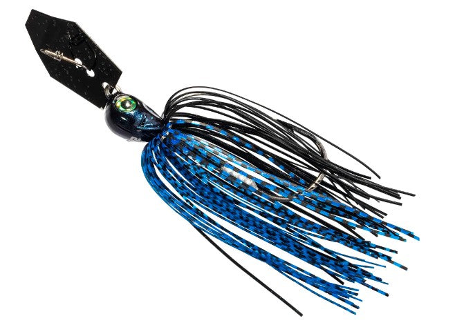 ZMAN CHATTERBAIT ELITE EVO - 3/8, BLACK BLUE image