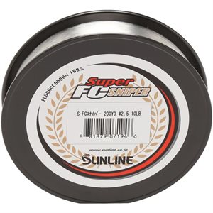 SUNLINE FLUOCARBON SUPER FC SNIPER - NATURAL CLEAR, 8 LBS image