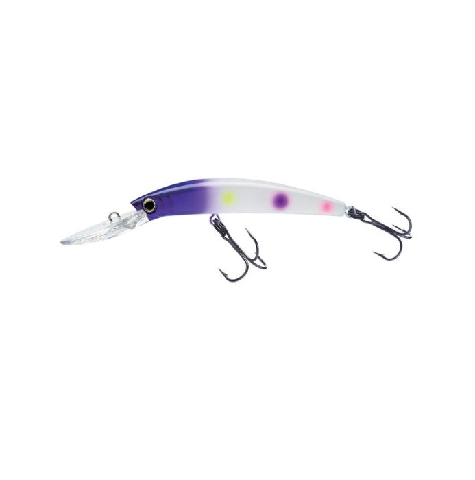 YO-ZURI CRYSTAL MINNOW FLOTTANT DEEP DIVER WALLEYE - 110 MM - PURPLE WONDERBREAD image