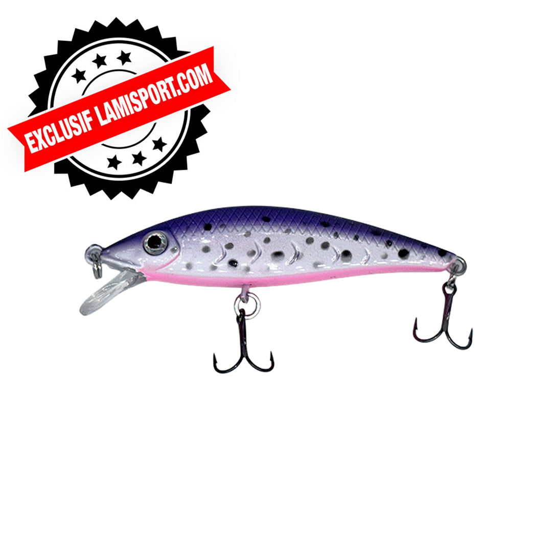 MALADE DE PÊCHE POISSON NAGEUR M. PUNCH 2 3/8 "