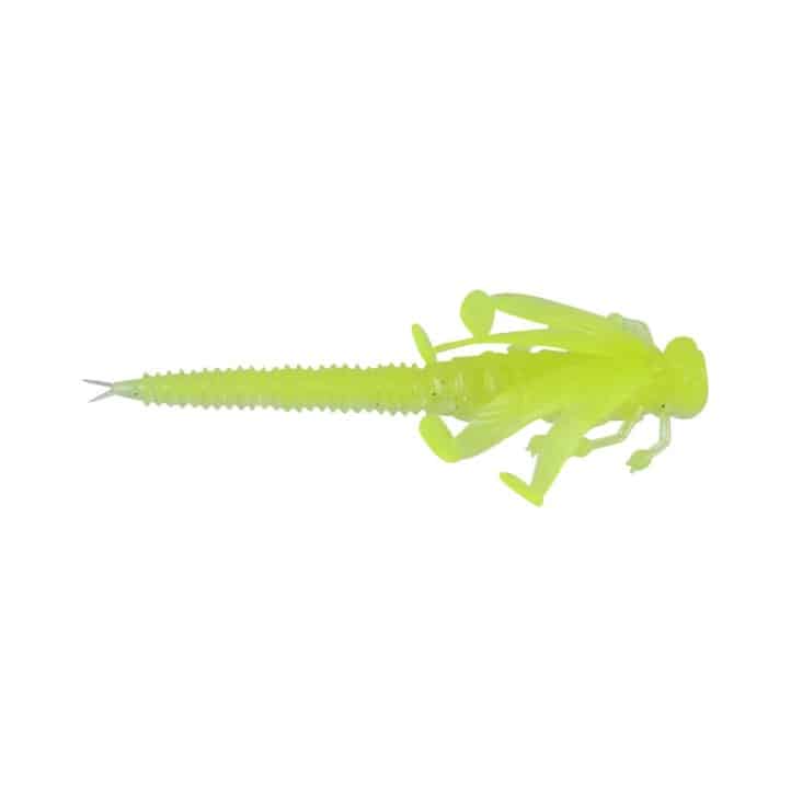 FISHLAB FLUTTER NYMPH NATURE SERIES - 3.5" - CHARTREUSE WHITE PEARL image