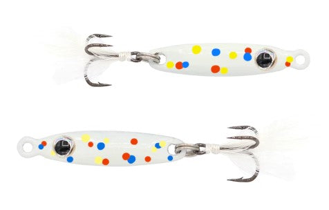 EUROTACKLE T-FLASHER CUILLIERE MICRO TUNGSTEN 1/4 OZ - WONDER BREAD GLOW image