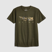 SITKA CHANDAIL OPTIFADE ICON TEE, LICHEN SUBALPINE image 0