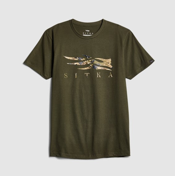 SITKA CHANDAIL OPTIFADE ICON TEE, LICHEN SUBALPINE image 0