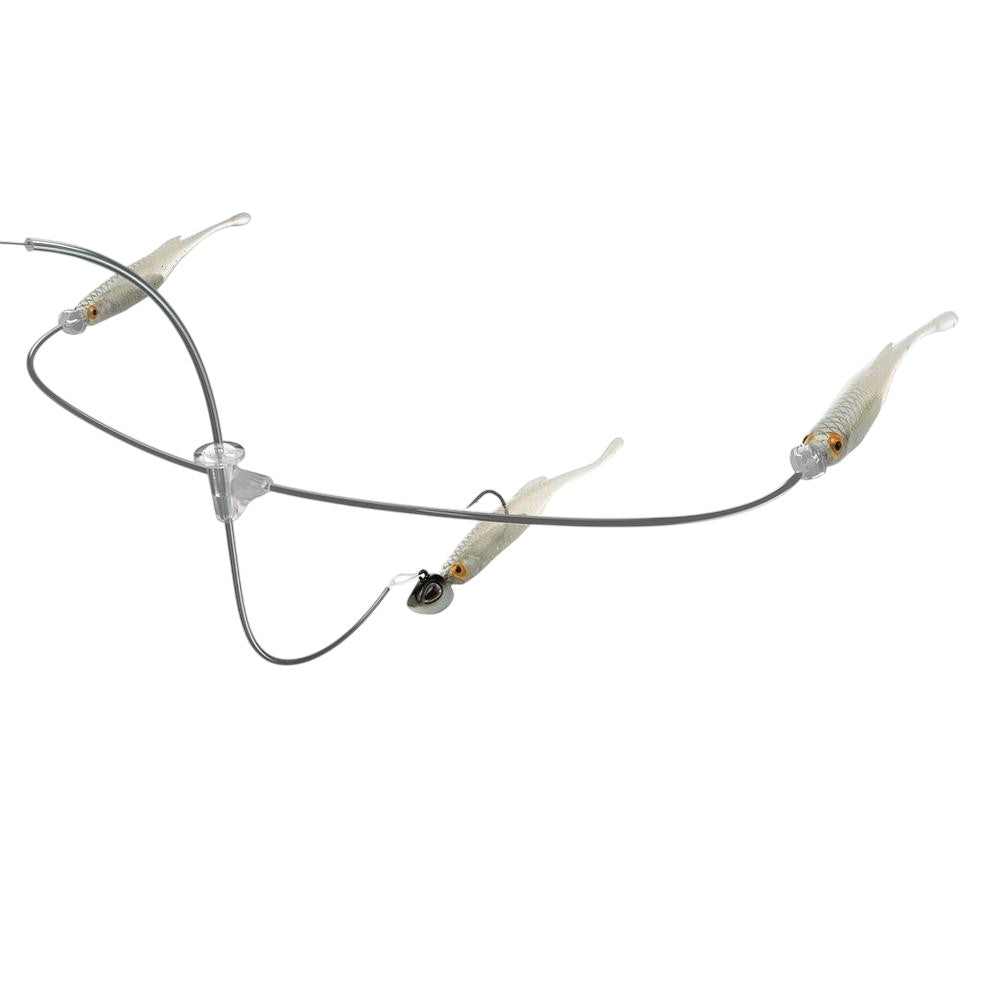 BERKLEY KIT DE MONTAGE TRIPLE MINNOW 3'' - WHITE SHINER image