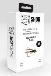 SHORE FISHING BOITE D'ASSEMBLAGE DE MOUCHE, DOC SPRATLEY BLACK image 0