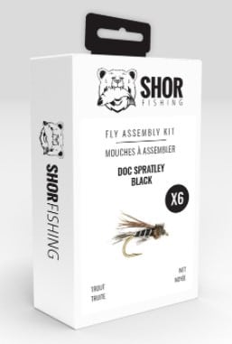 SHORE FISHING BOITE D'ASSEMBLAGE DE MOUCHE, DOC SPRATLEY BLACK image 0