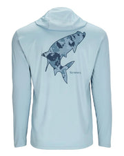SIMMS CHANDAIL À CAPUCHON SOLAIRE ARTIST SERIES, STEEL BLUE/TARPON image 0