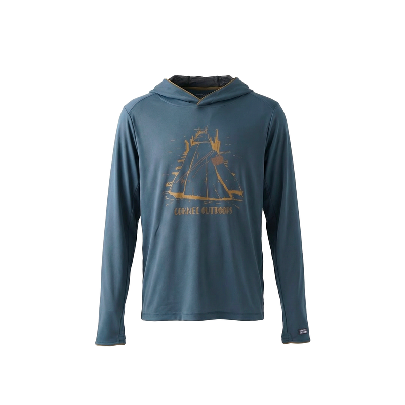 CONNEC HOODIE LT DRAFT II JUNIOR STEEL BLEU image 1