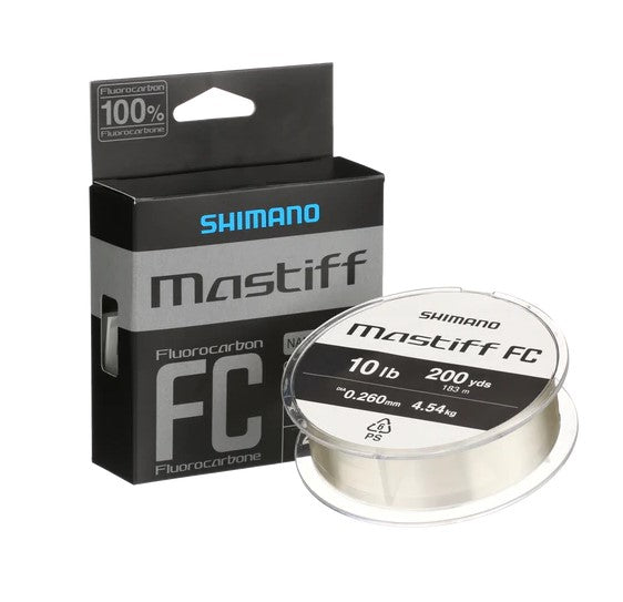 SHIMANO FLUOROCARBONE MASTIFF, 200 VERGES - 14 LBS, INVISIBLE image