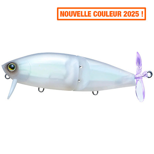 YO-ZURI 3DB WAKE PROP - 105 MM - MATTE PEARL SHAD image